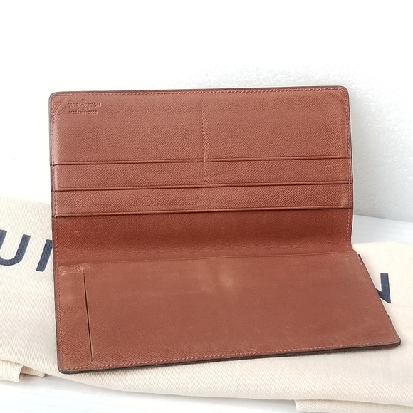 Authentic Rare Louis Vuitton 1988 Porte Chequier Double Bifold Wallet Monogram - Picture 9 of 14